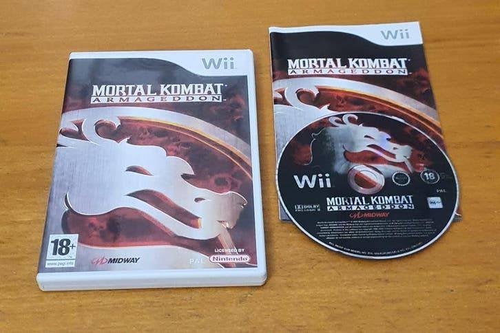 Wii | Mortal Kombat ARMAGEDDON, Spelcomputers en Games, Games | Nintendo Wii, Gebruikt, Vanaf 18 jaar, Vechten, 2 spelers