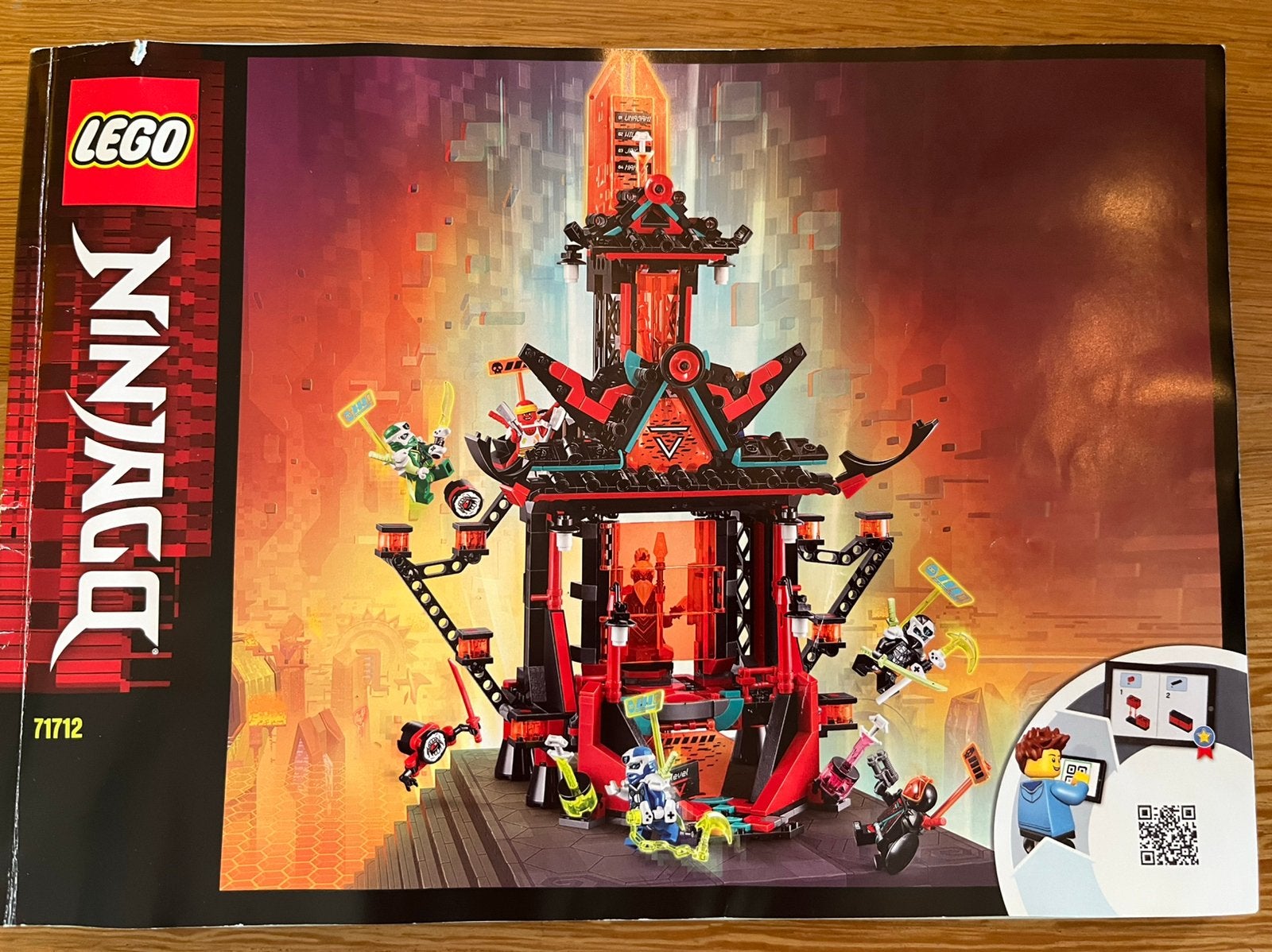 Lego Ninjago Keizerrijk Tempel van de Waanzin 71712, Gebruikt, Lego, Ophalen of Verzenden, Compleet