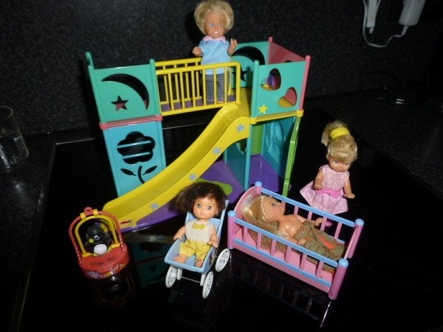 Hand Poppen  - little pony -piraten set - kinderschort enz, Ophalen of Verzenden, Zo goed als nieuw, Babypop