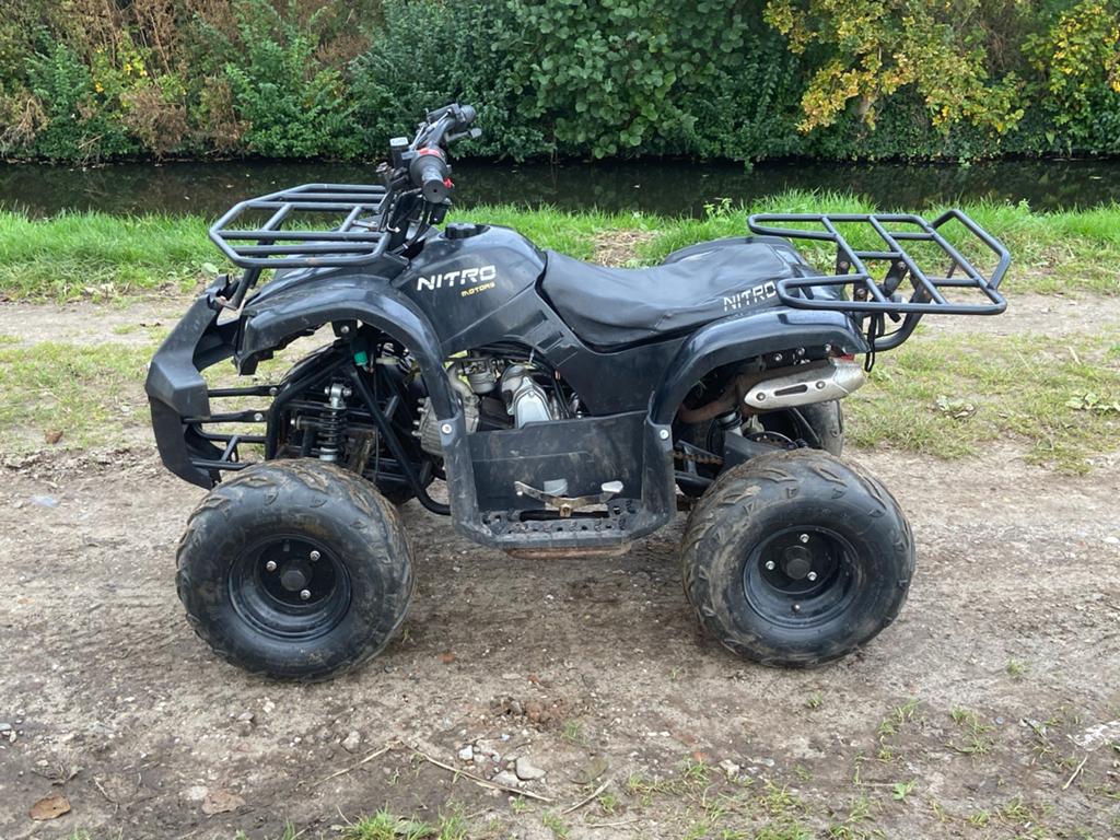 Nitro Quad 125cc - Krachtige en Betrouwbare Quad, 1 cilinder, 125 cc, 11 kW of minder