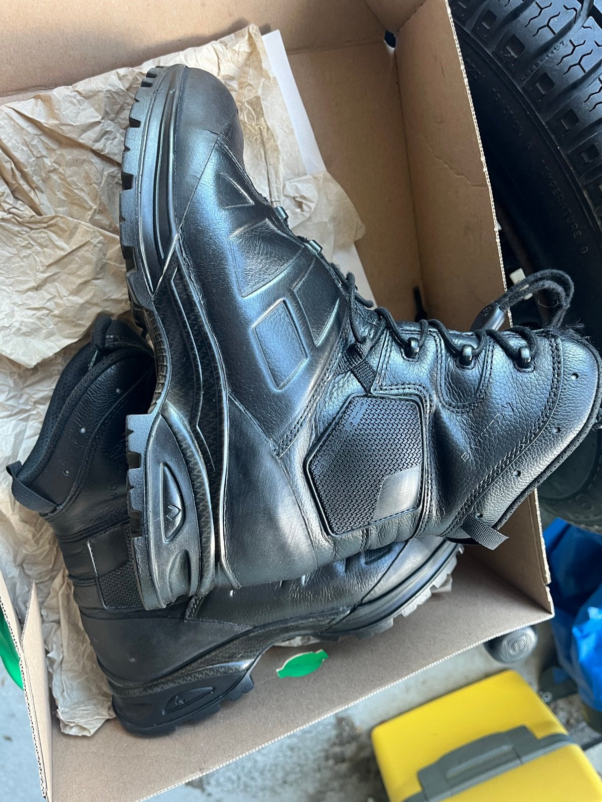 Haix werkschoenen maat 40, Ophalen, Gedragen, Zwart, Werkschoenen