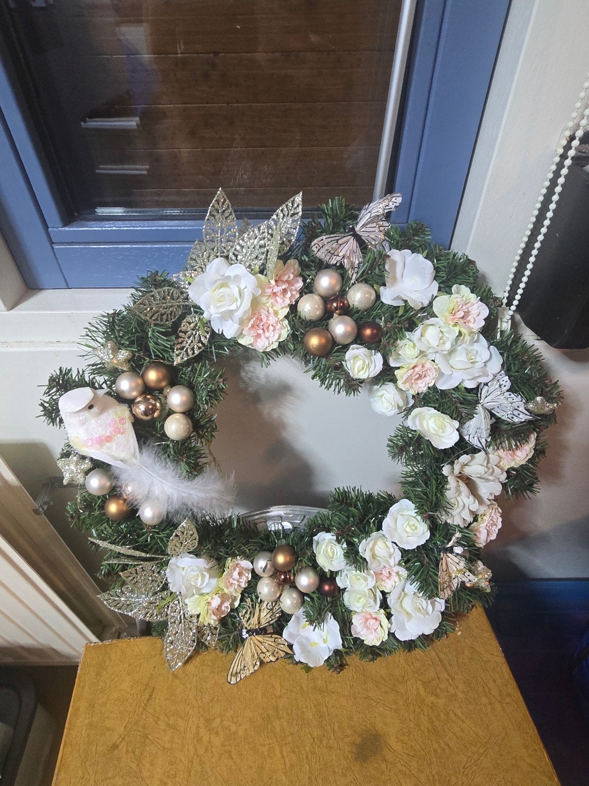 kerst krans met licht, Diversen, Ophalen of Verzenden, Nieuw