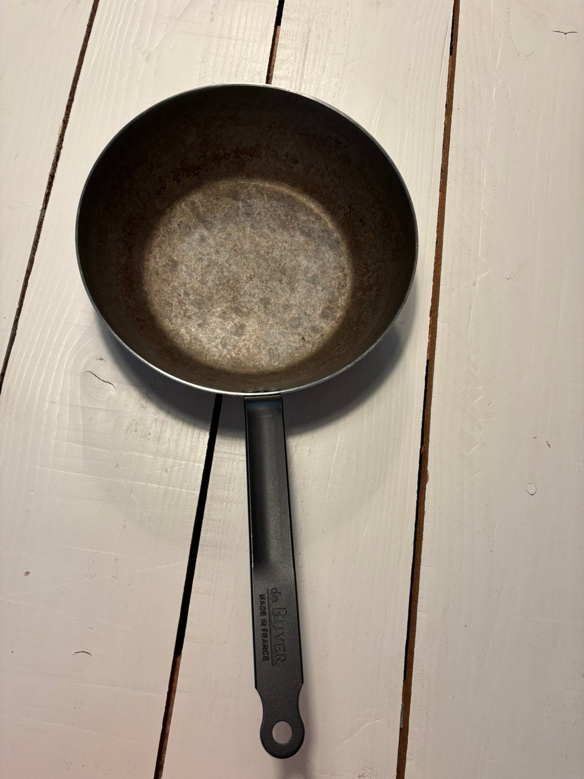 De Buyer hapjespan 28 cm, Ophalen of Verzenden, Zo goed als nieuw