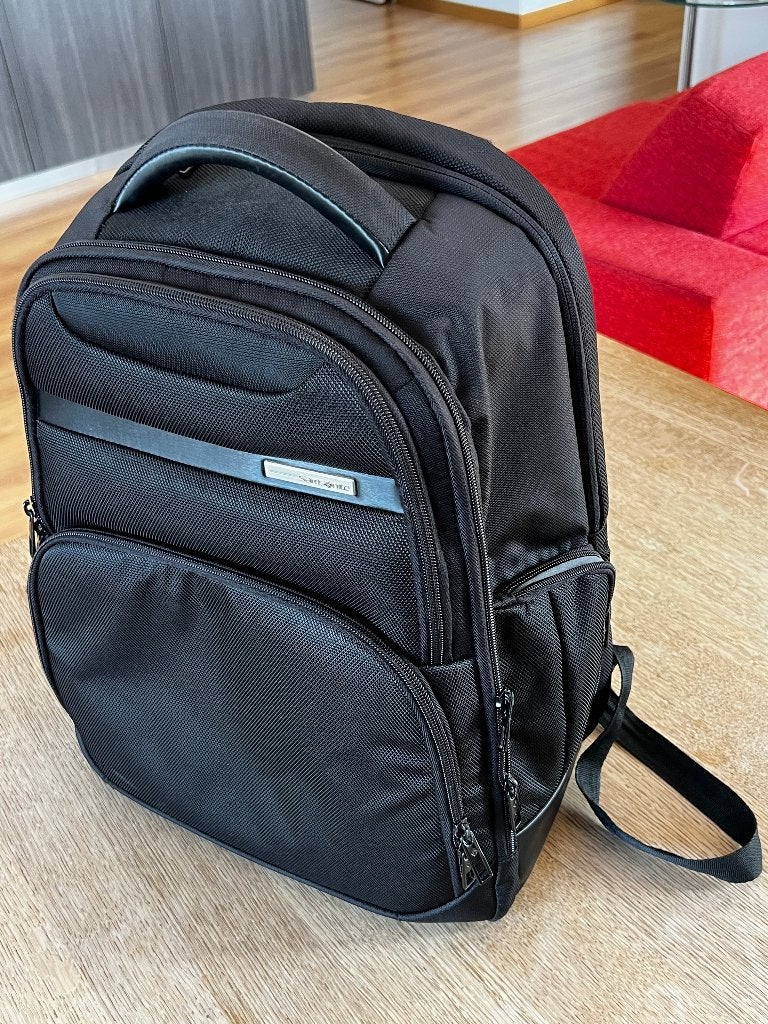 Samsonite Ventura rugzak, Computers en Software, Gebruikt, Ophalen of Verzenden, Zwart, Tabletvak