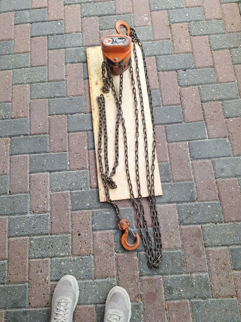 Keting takel, Ophalen of Verzenden, Gebruikt