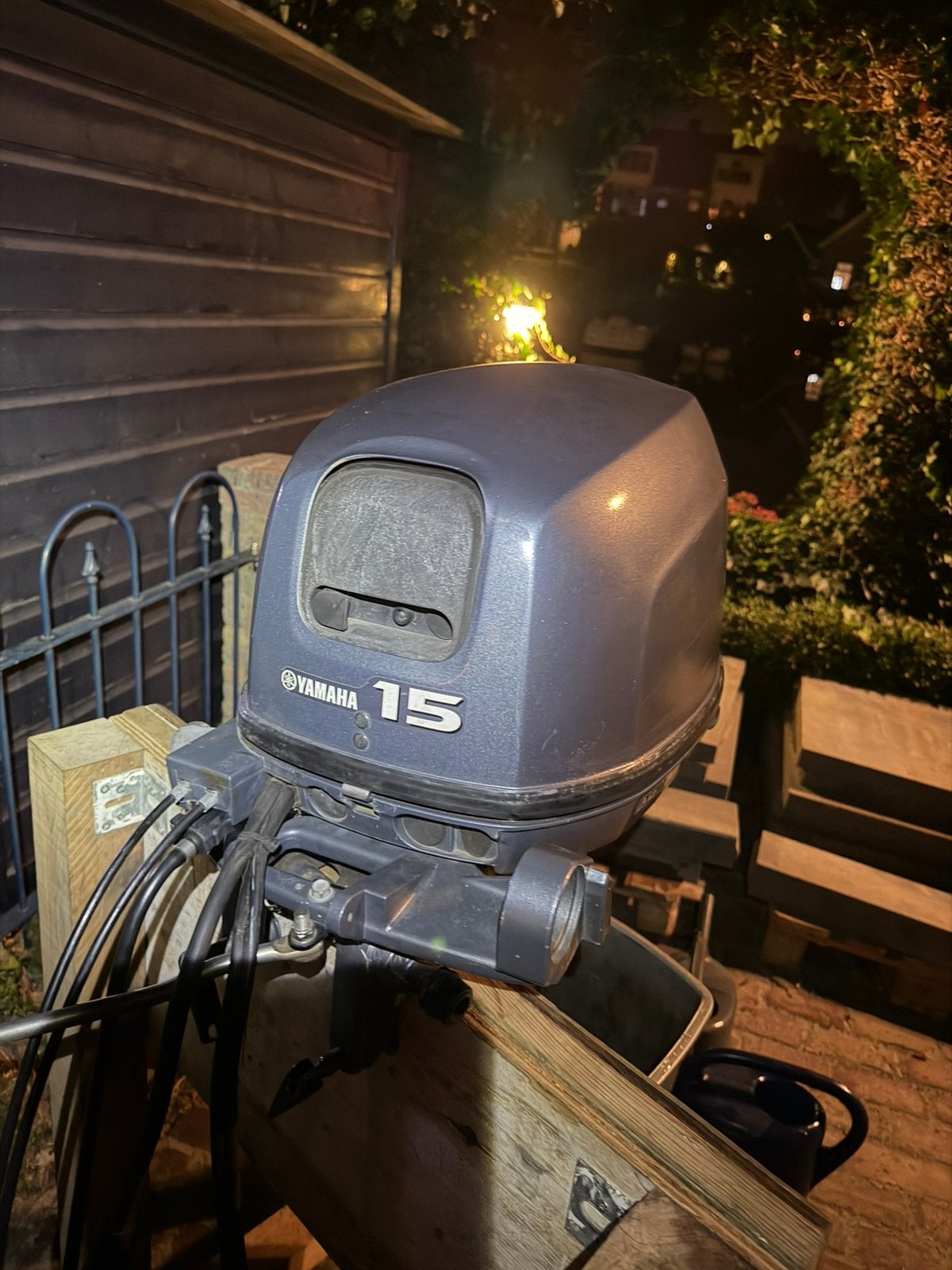 Yamaha 15pk 4takt langstaart, Ophalen, 10 tot 30 pk, Gebruikt, Met afstandsbediening