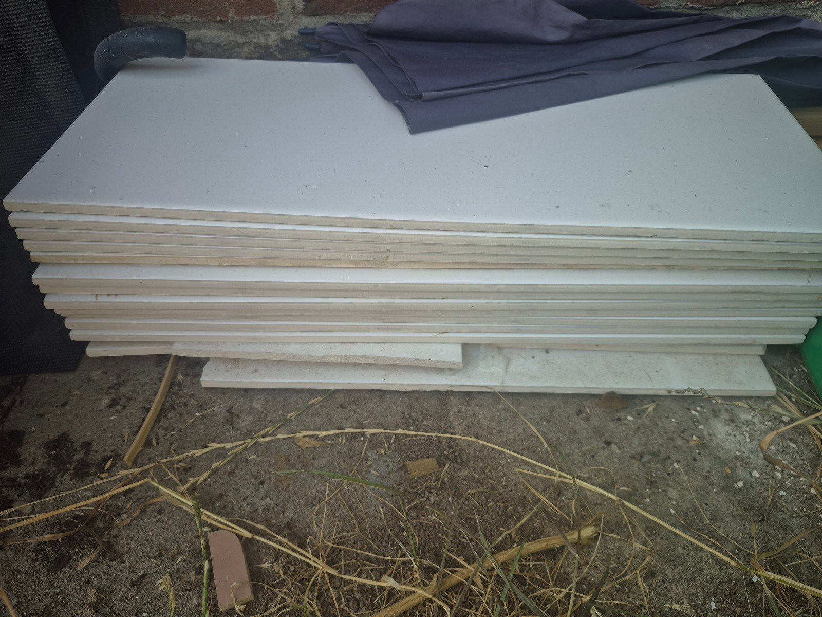 Restpartij matte witte wandtegels 500x200x8mm, 40 tot 60 cm, Nieuw, Ophalen of Verzenden, Minder dan 5 m²
