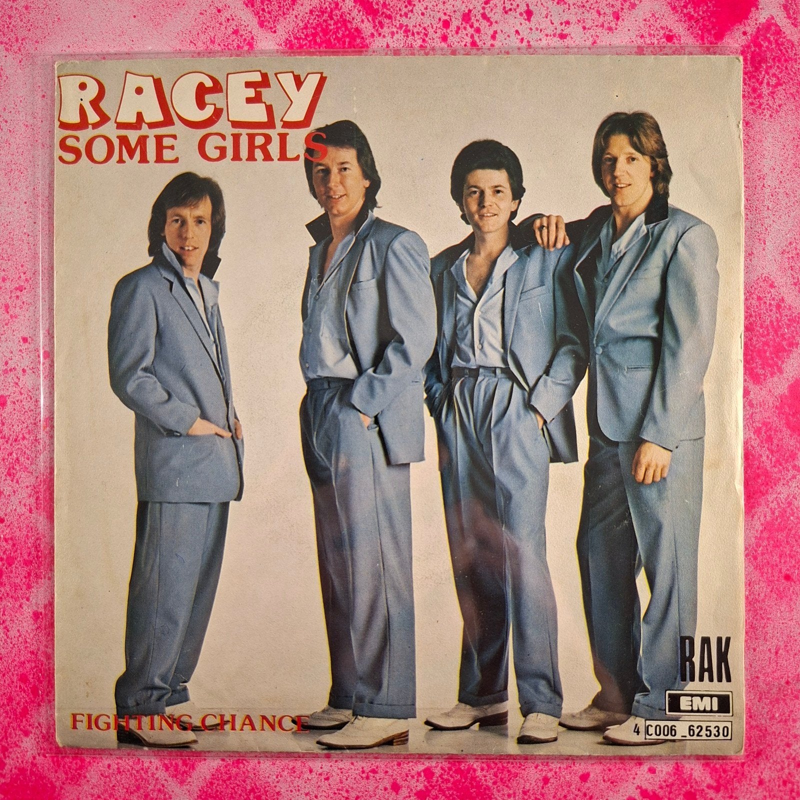 Racey Some Girls single, Cd's en Dvd's, Gebruikt, 7 inch, Overige typen, Nederlandstalig