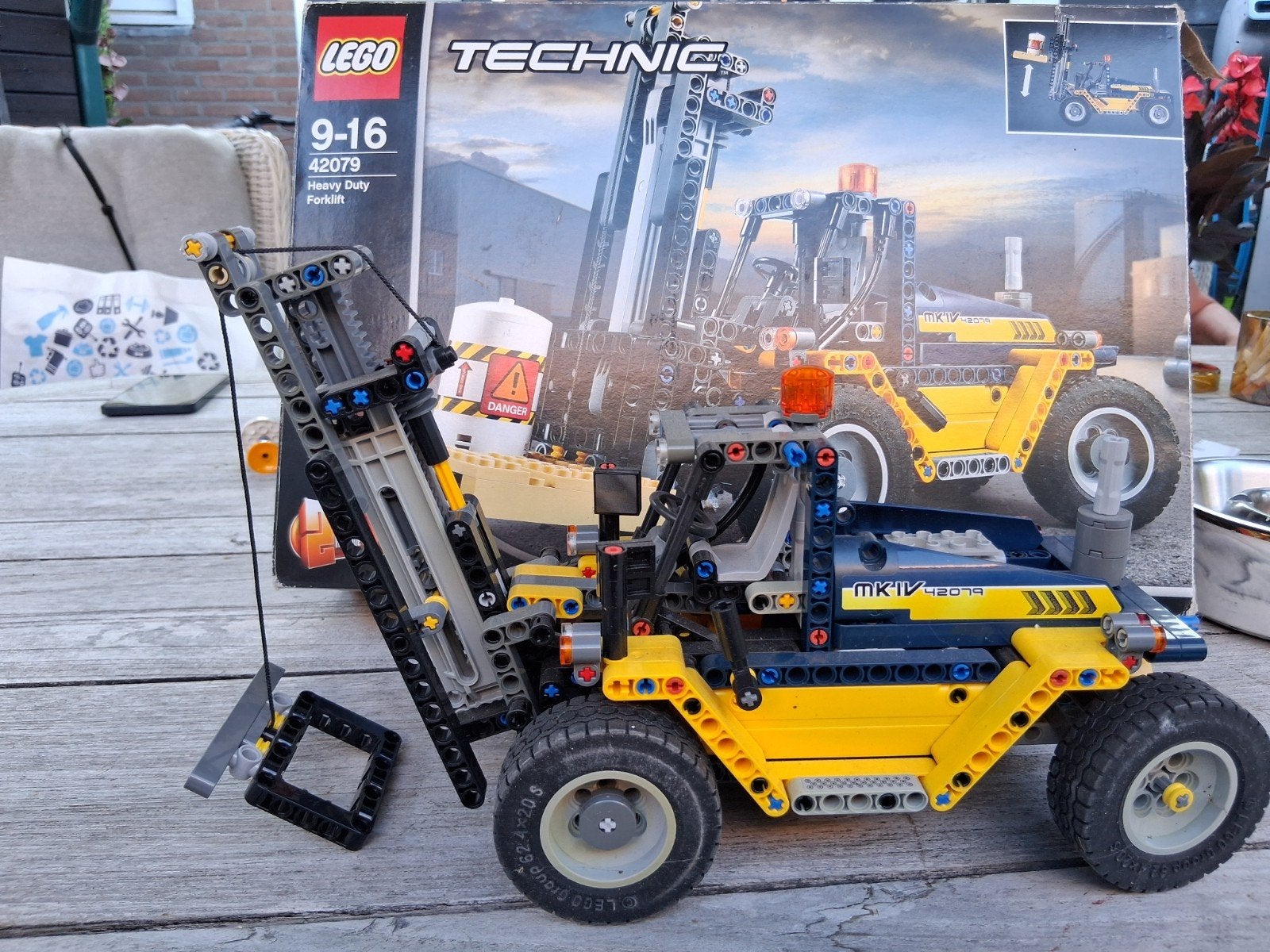 LEGO Technic 42079 Heavy Duty Vorkheftruck, Ophalen, Zo goed als nieuw, Overige merken