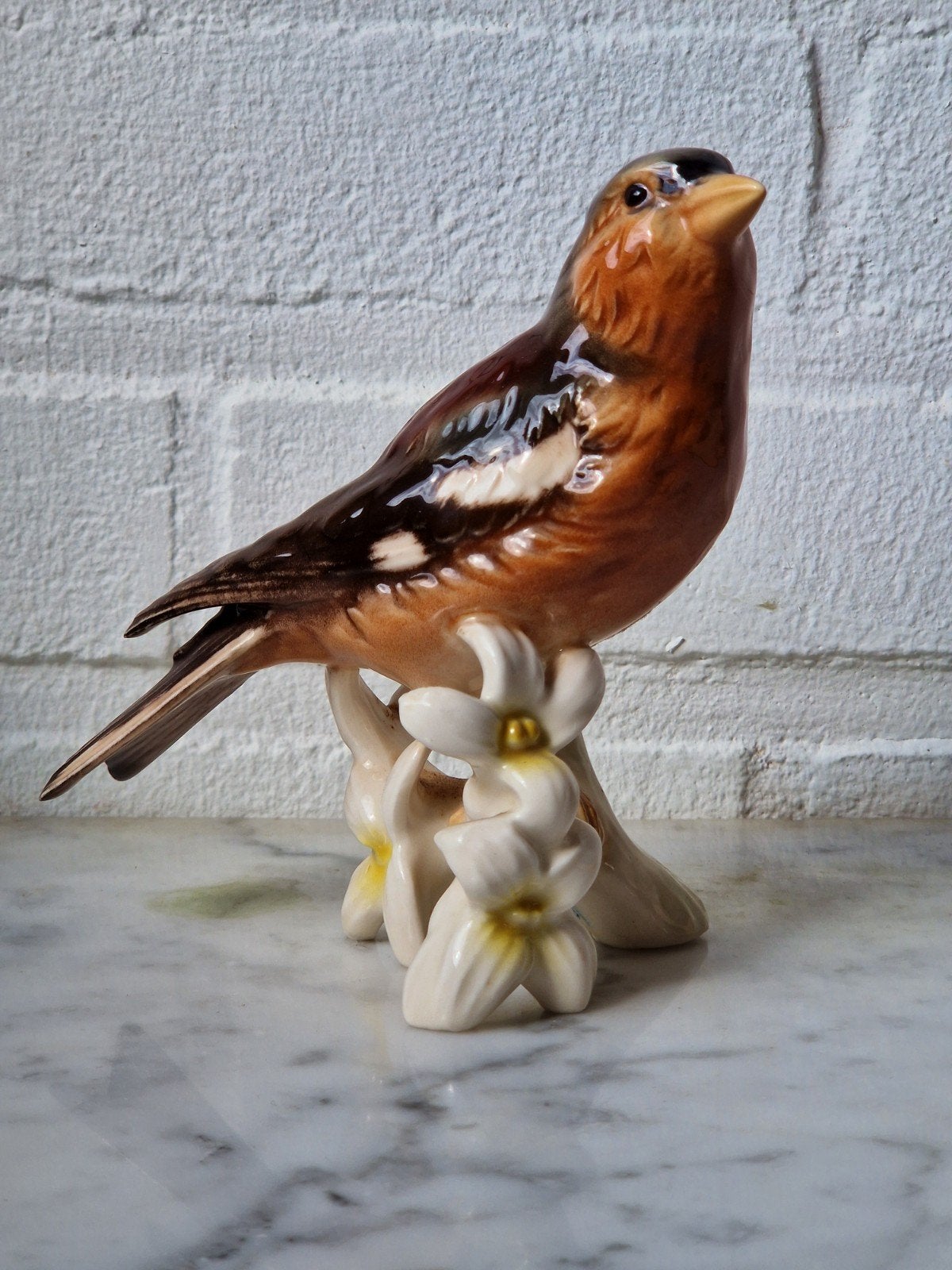 Vintage Goebel Buchfink Pinson Vink porseleinen beeldje, Ophalen of Verzenden