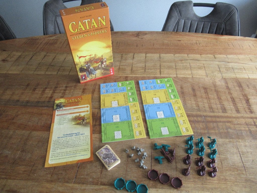 NIEUW Kolonisten Catan Steden en ridders uitbreiding 5/6 spl, Ophalen of Verzenden, Nieuw
