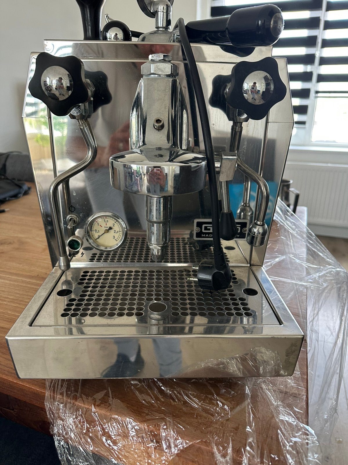 Giotto Rocket espressomachine - THERMOBLOK STUK, Ophalen, Niet werkend, Espresso apparaat, Stoompijpje