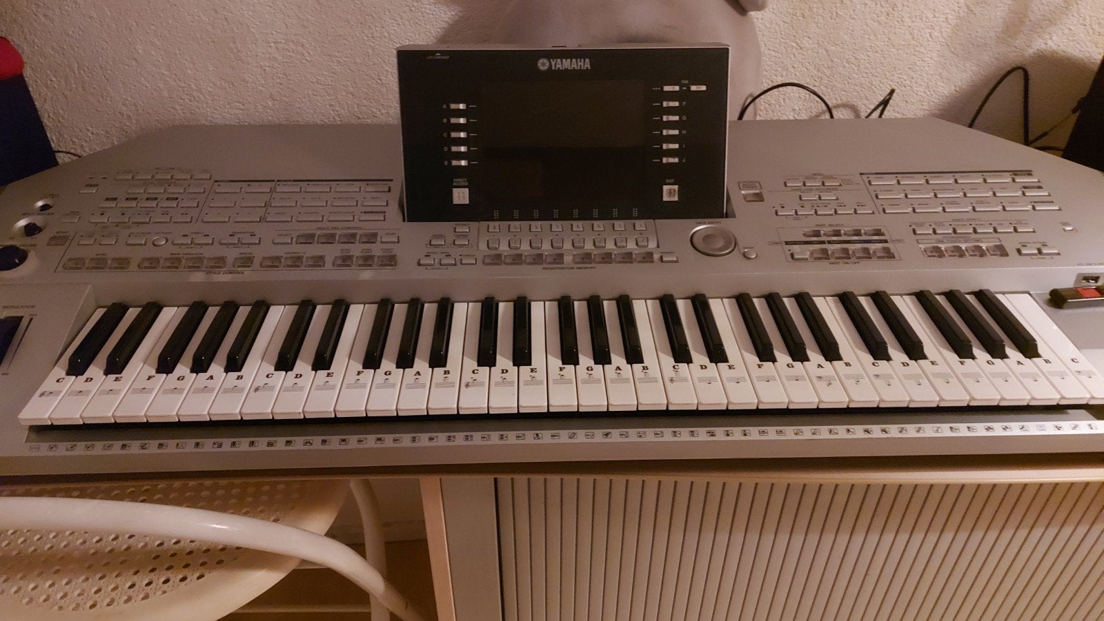 Yamaha Tyros 2, Ophalen, Gebruikt, Yamaha, Midi-aansluiting