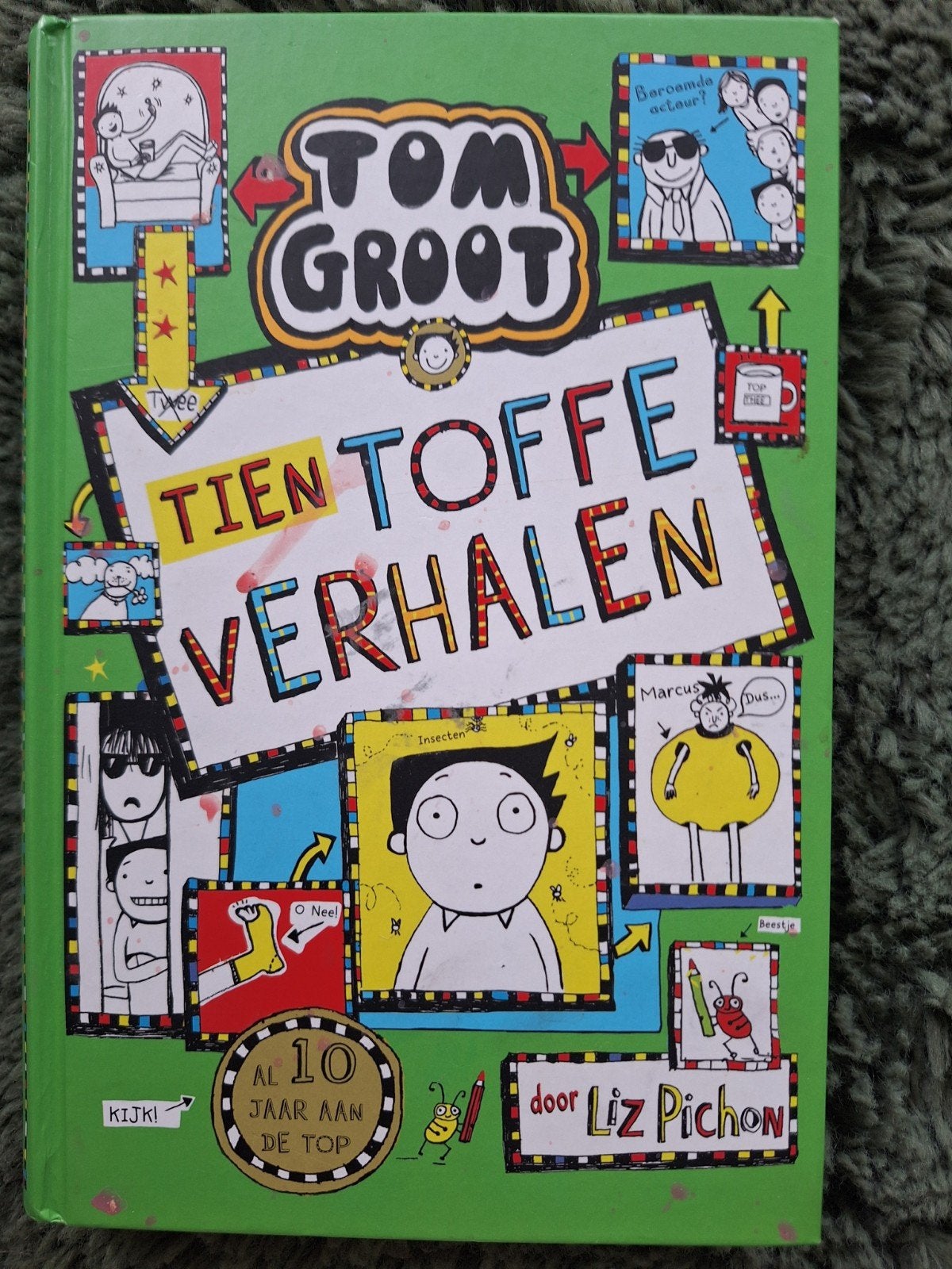 Tom Groot: Tien Toffe Verhalen - Liz Pichon, Ophalen of Verzenden, Zo goed als nieuw, Liz Pichon, Fictie