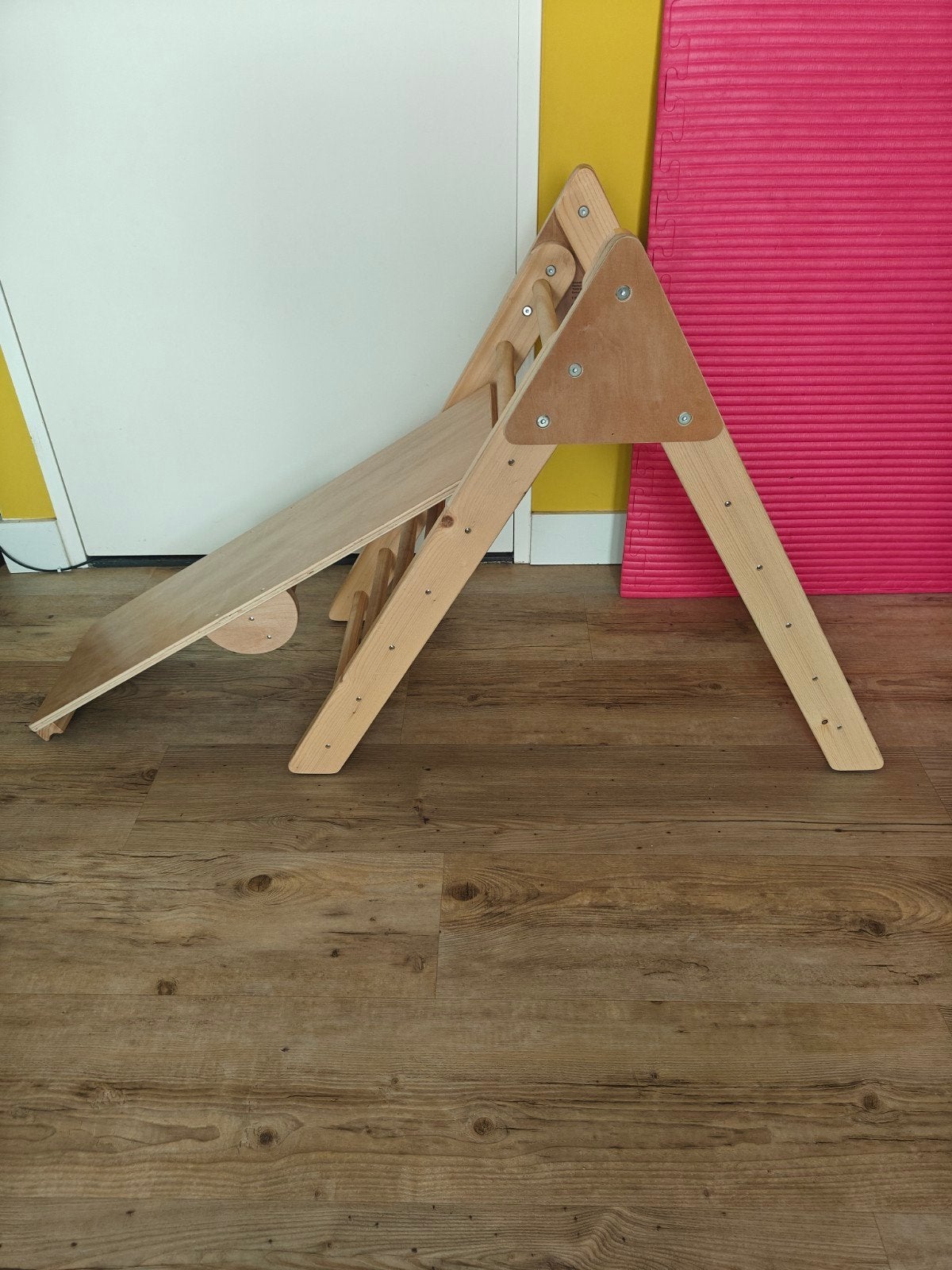 Glijbaan hout, Kinderen en Baby's, Speelgoed | Houten speelgoed, Ophalen