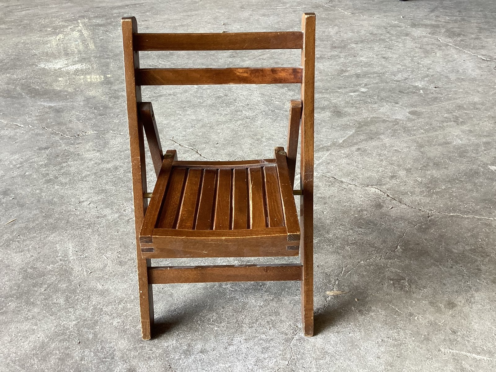 Houten kinderstoel / peuterstoel, Ophalen, Gebruikt, Inklapstoel
