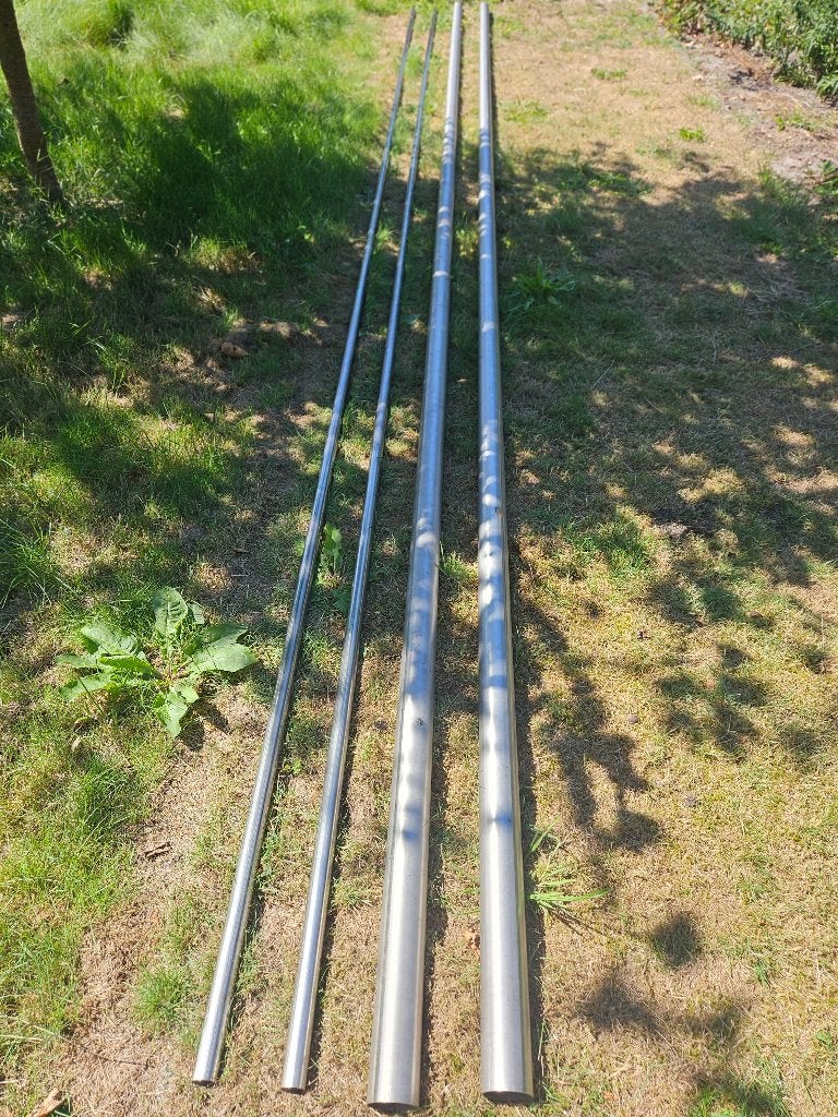 RVS Buis  6 meter lang. - Vraagprijs vanaf., Ophalen, 6 meter of meer, Overige typen, 20 tot 40 mm