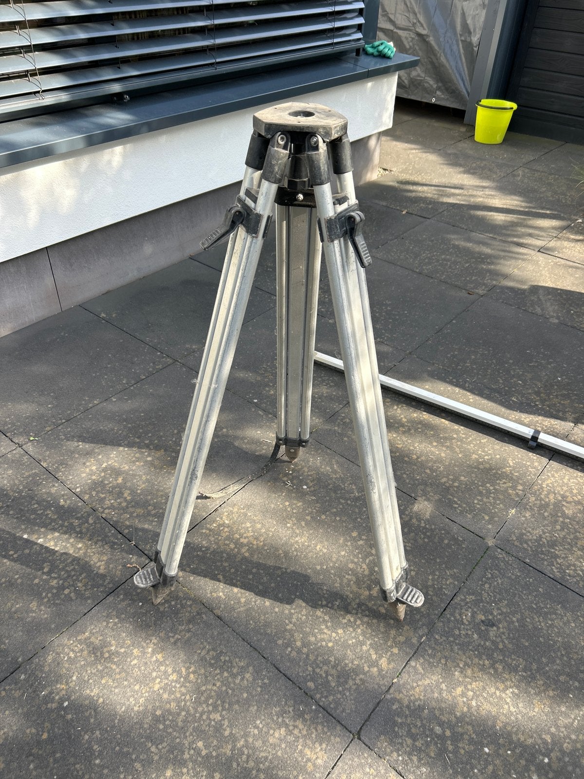 Landmeter lazerstatief Topcon met meetlat, Ophalen, Gebruikt