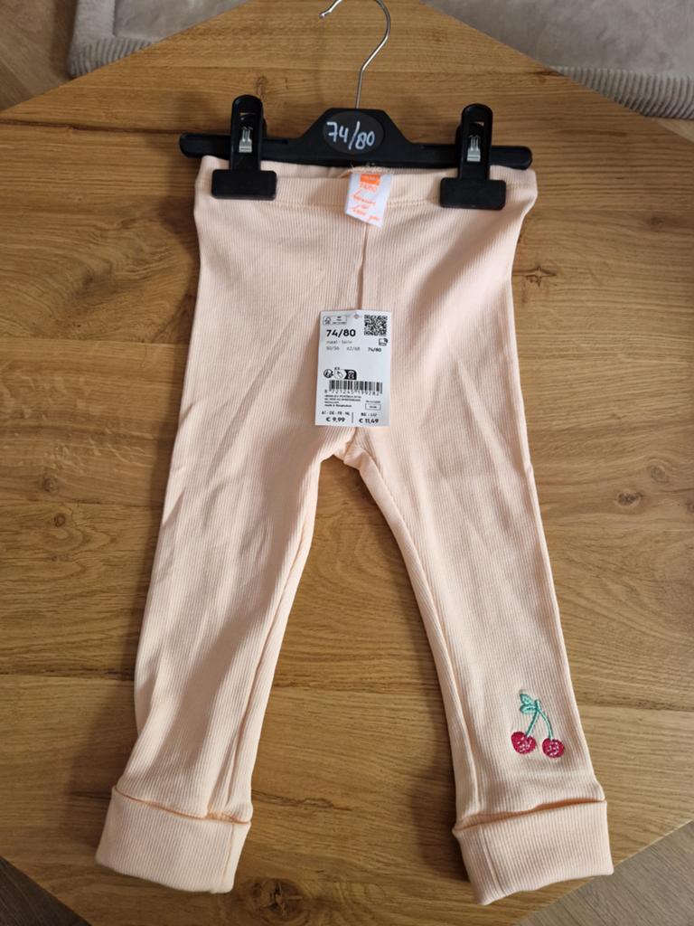 Broekje maat 74/80 nieuw, Kinderen en Baby's, Babykleding | Maat 74, Broekje, Meisje, Nieuw, Ophalen of Verzenden