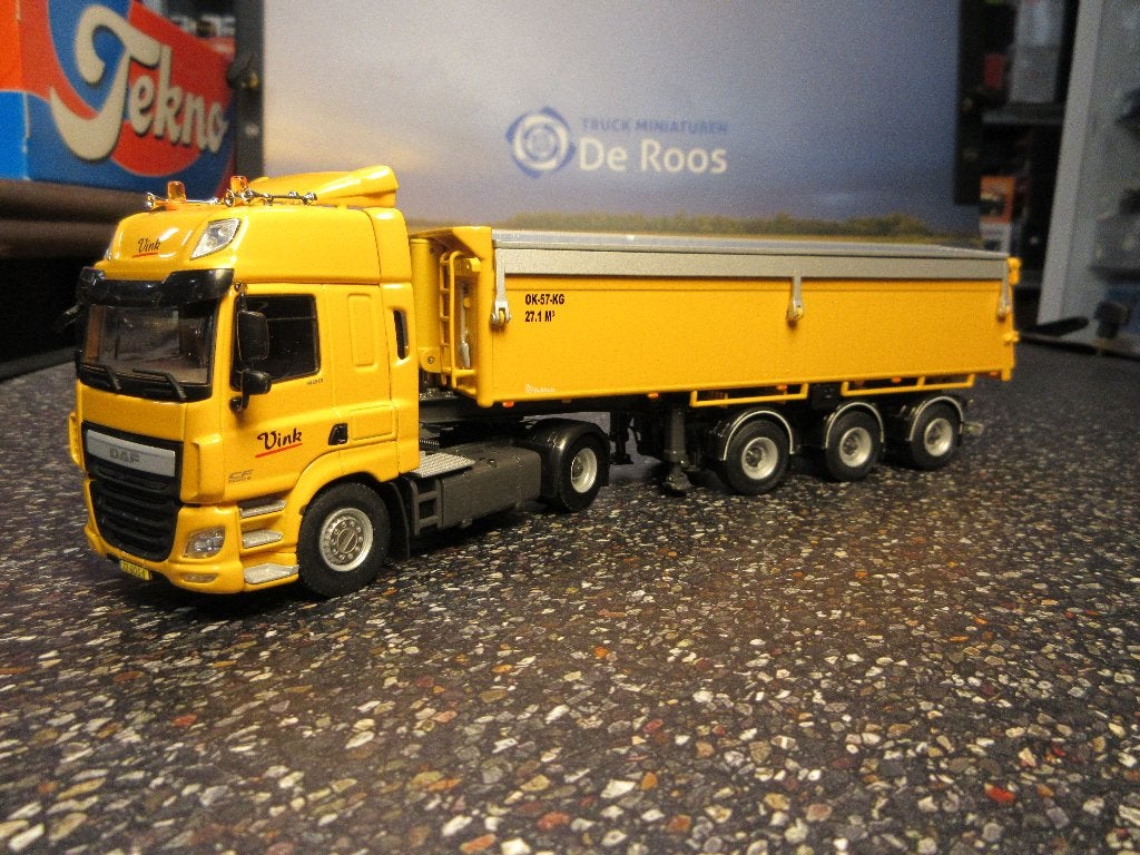 WSI DAF CF met kipper Vink met certificaat, Ophalen of Verzenden, Nieuw, Bus of Vrachtwagen, Wsi