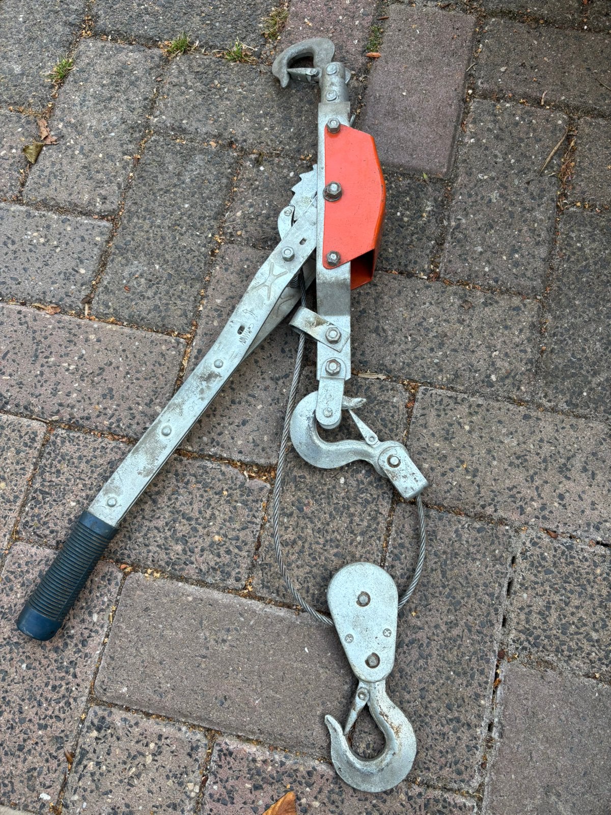 Tackler DT-150 Kabelrateltakel / Handlier (1500 kg), Ophalen of Verzenden, Gebruikt, Handmatig
