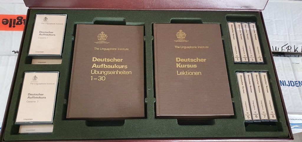 Duitse Linguaphone cursus, Ophalen of Verzenden, Alpha, Zo goed als nieuw, MBO
