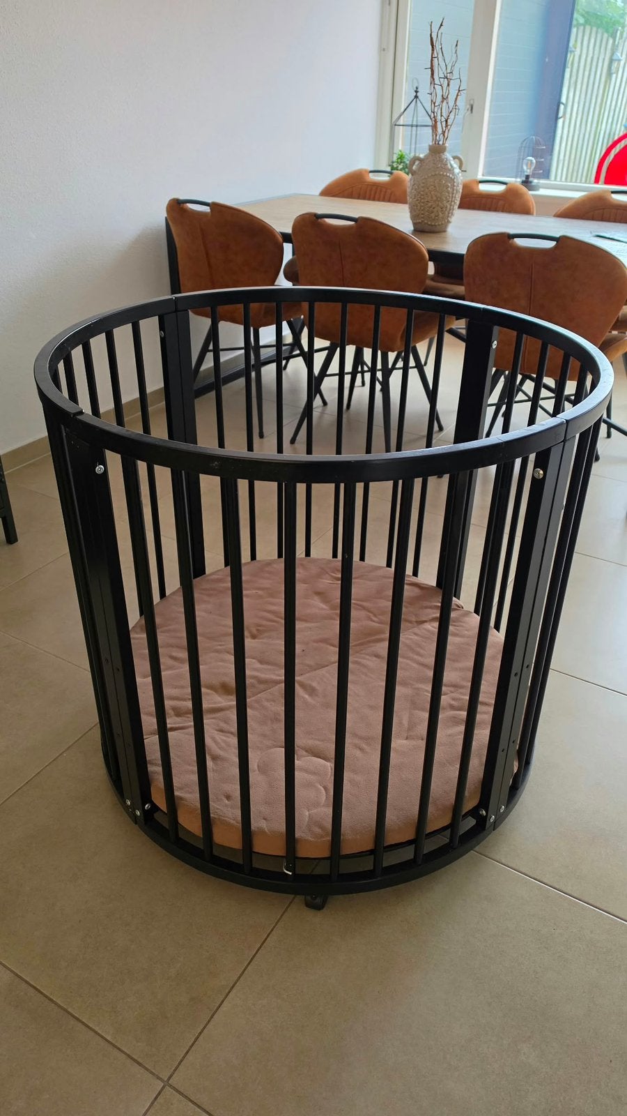 Baby Box bruin icl matras, Ophalen, Zo goed als nieuw