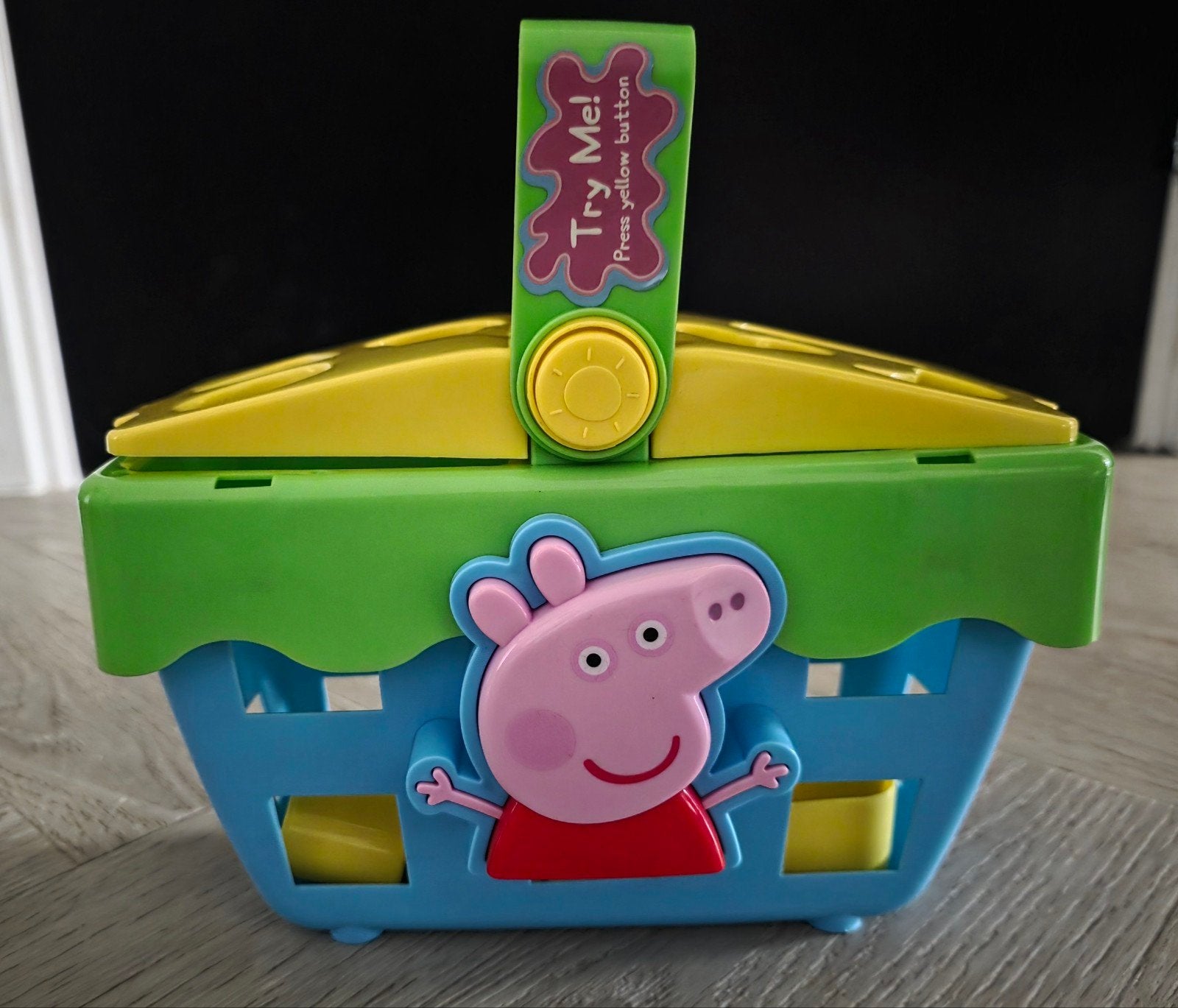 Peppa Pig Vormenstoof Picknickmand met Geluid, Kinderen en Baby's, Ophalen, Zo goed als nieuw, Overige typen, Met geluid