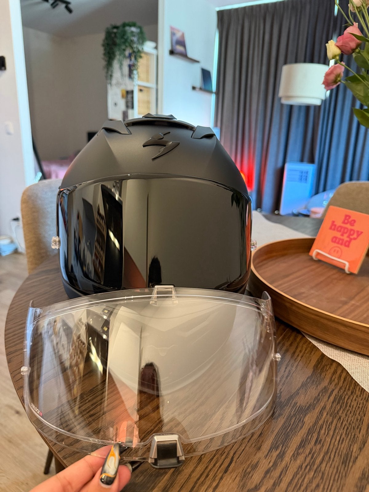 Scorpion 520 EVO Air  - maat M, Motoren, Kleding | Motorhelmen, M, Dames, Integraalhelm, Tweedehands