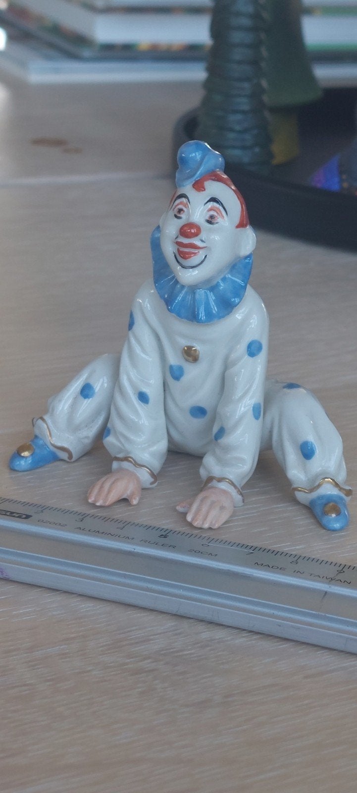 Porseleinen clowntje van MPM Saxonia, Meissen, Ophalen