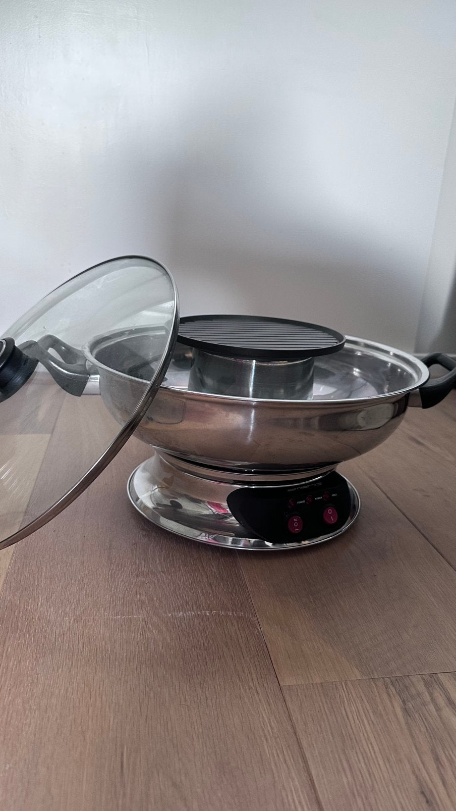 Hotpot/fondue en grill, Ophalen, Zo goed als nieuw, Elektrisch, Fondueset