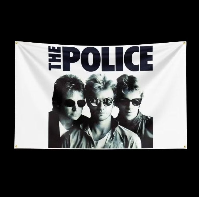Grote vlaggen The Police (150x90cm), Ophalen of Verzenden, Nieuw