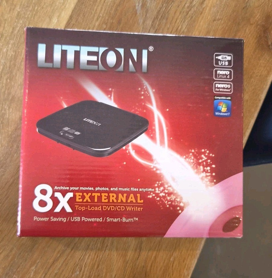 Liteon Externe DVD/CD Writer - USB Powered, Computers en Software, Dvd, Nieuw, Ophalen of Verzenden, Windows