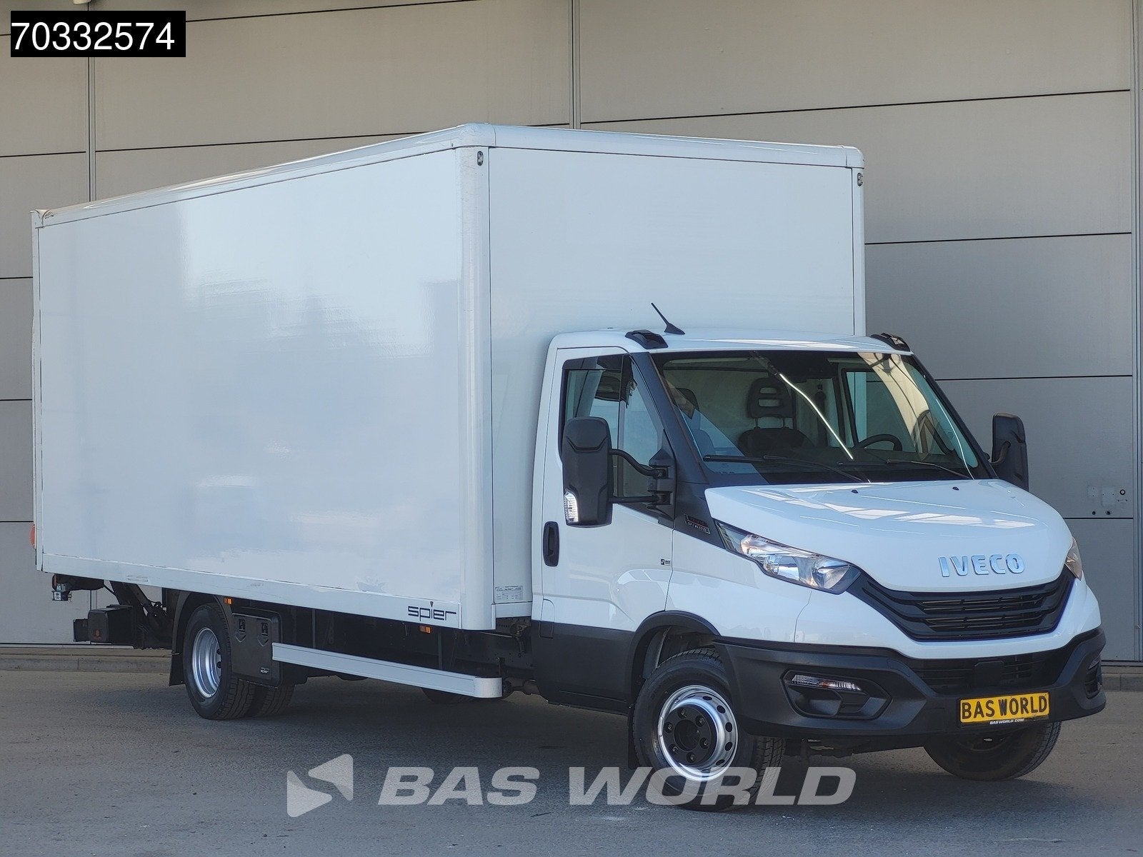 Iveco Daily 72C21 3.0L Automaat 1000KG Laadklep Luchtvering, Automaat, Stof, Gebruikt, Euro 6
