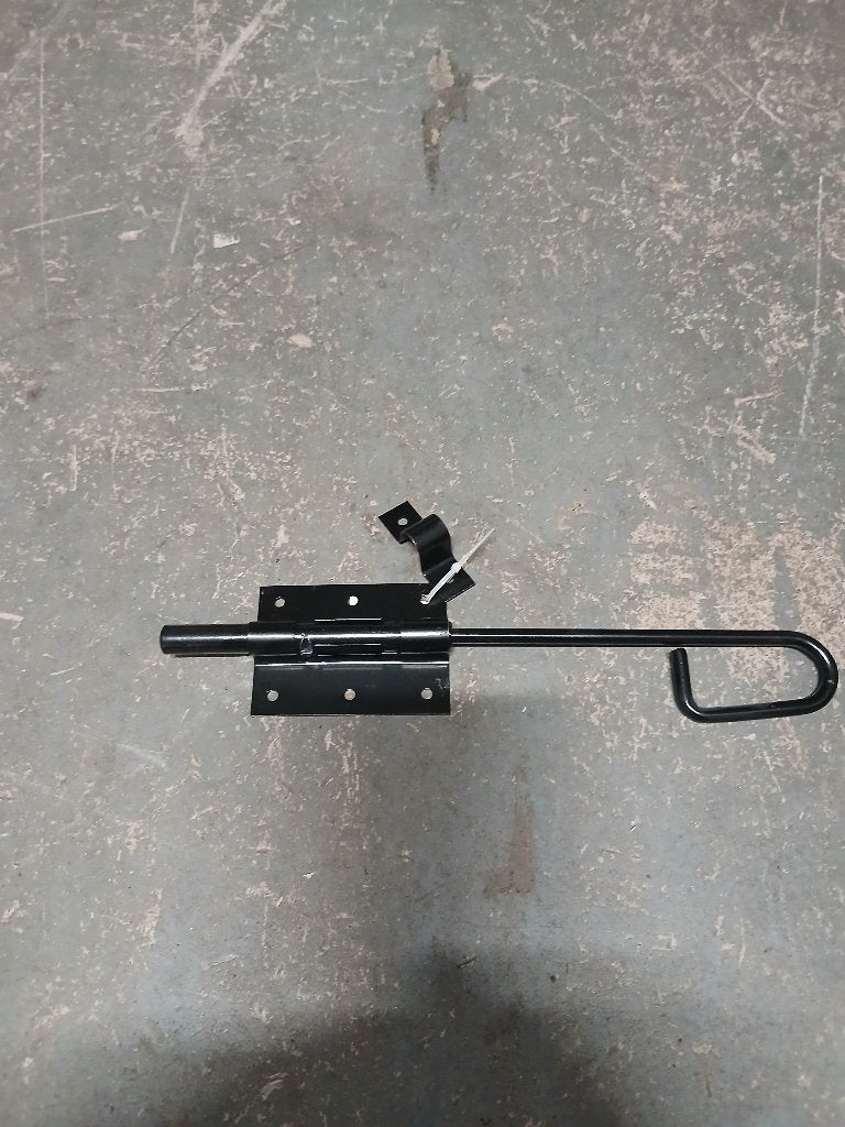 Staartgrendel 300 Zwart, Doe-het-zelf en Verbouw, Hang- en Sluitwerk, Ophalen, Nieuw, IJzer, Overige typen