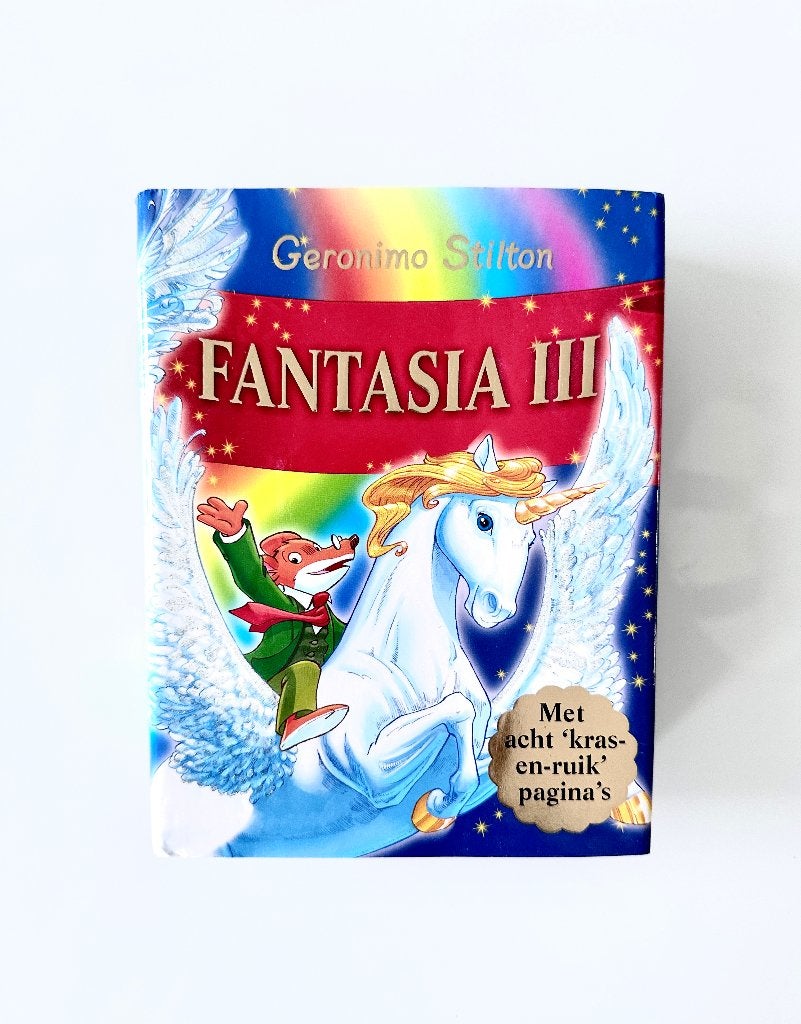 Geronimo Stilton - Fantasia III (met kras-en-ruik pagina's), Ophalen, Geronimo Stilton, Zo goed als nieuw, Fictie