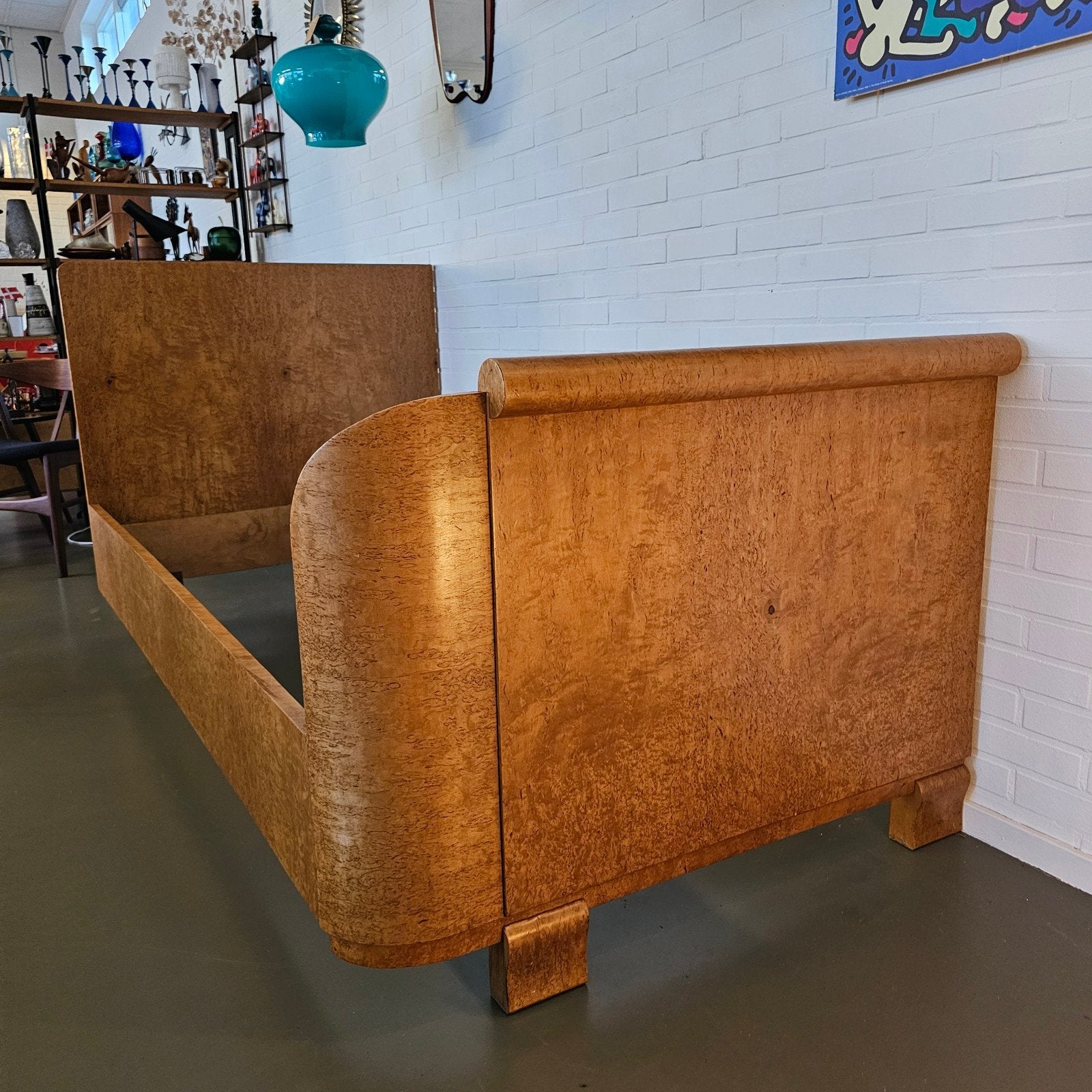 SALE! Art Deco Bed - jaren 20 / 30, 100 cm, Zo goed als nieuw, X, Art Deco