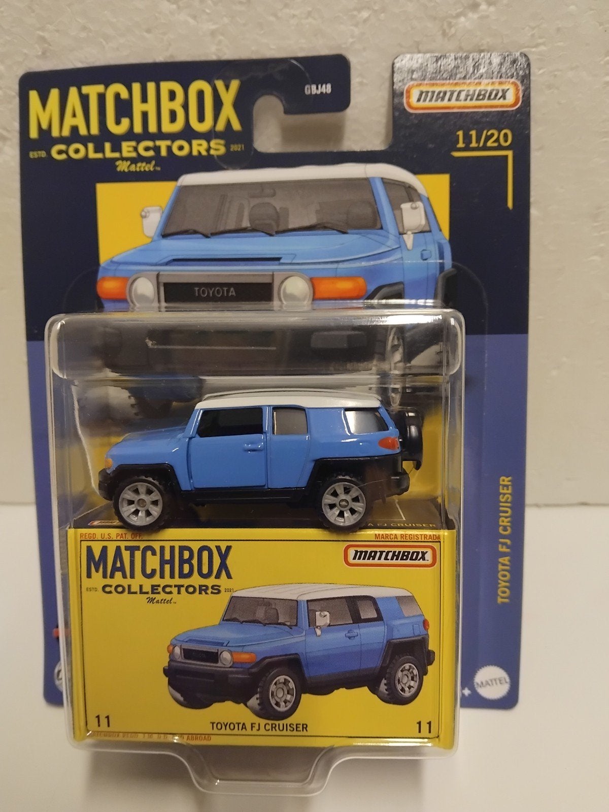 Matchbox #11 Collectors Toyota FJ Cruiser 3INCH, Ophalen of Verzenden, Zo goed als nieuw, Auto