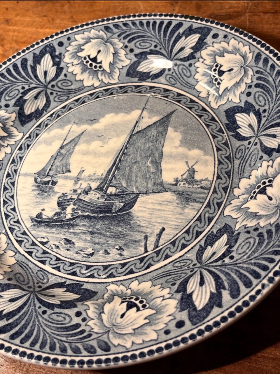 Lot blauw-witte sierborden / wandborden, Antiek en Kunst, Ophalen of Verzenden
