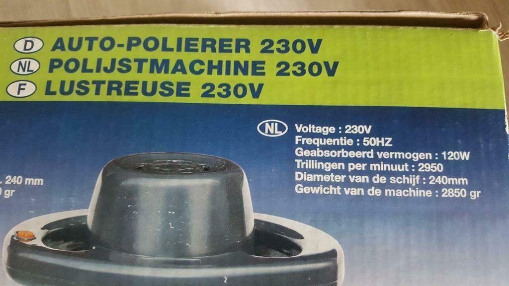 Poets/polijst machine 230V., Ophalen of Verzenden
