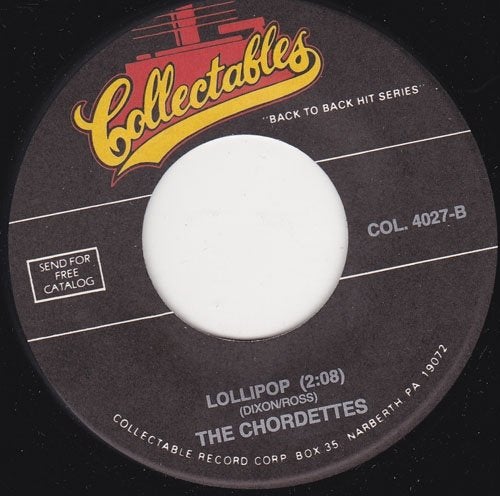 THE CHORDETTES - Lollipop 7", Verzenden, Nieuw in verpakking, 7 inch, Pop