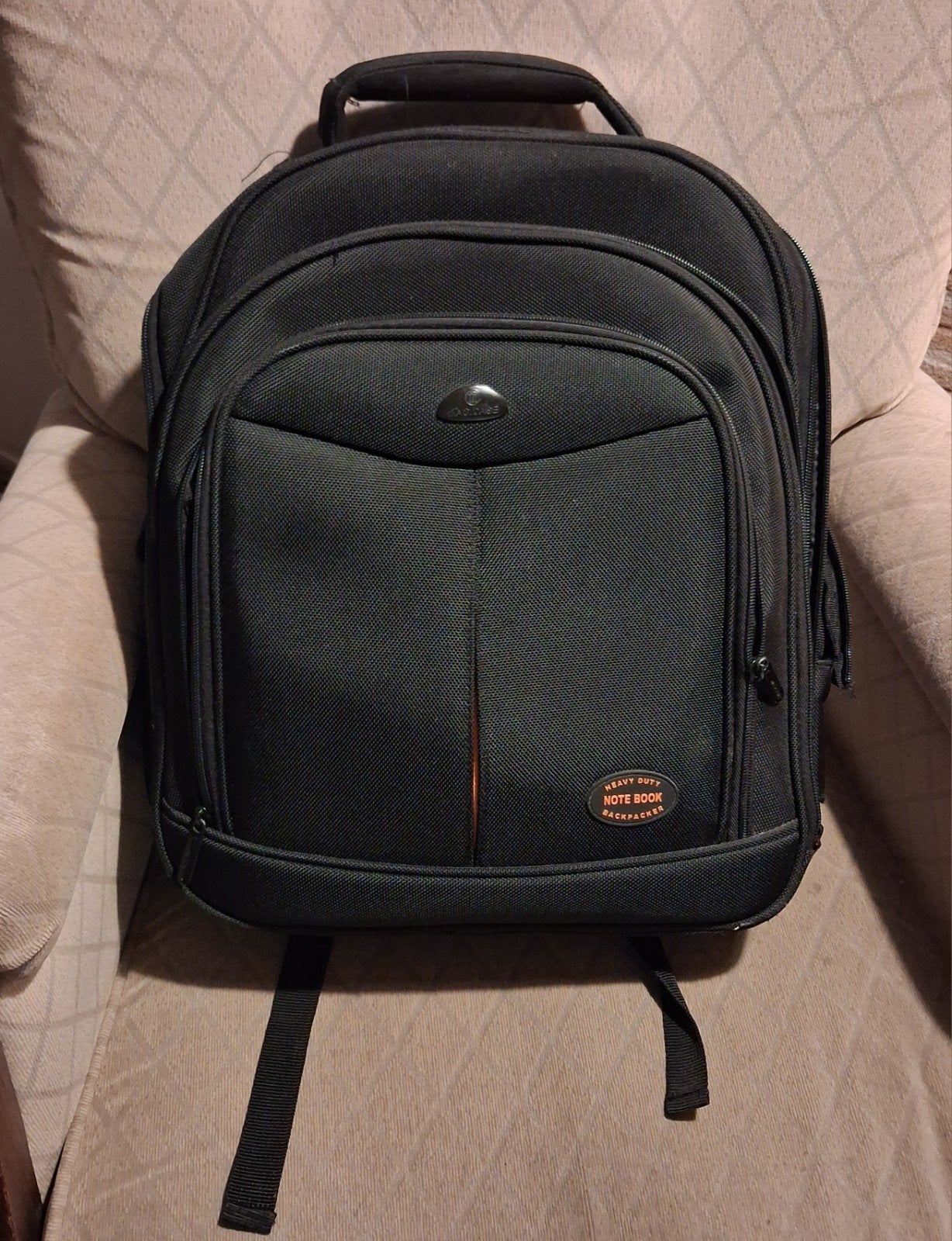 Magicase Heavy Duty Notebook Backpacker Rugzak, Rugtas., Gebruikt, Ophalen of Verzenden, Zwart, Rugzak