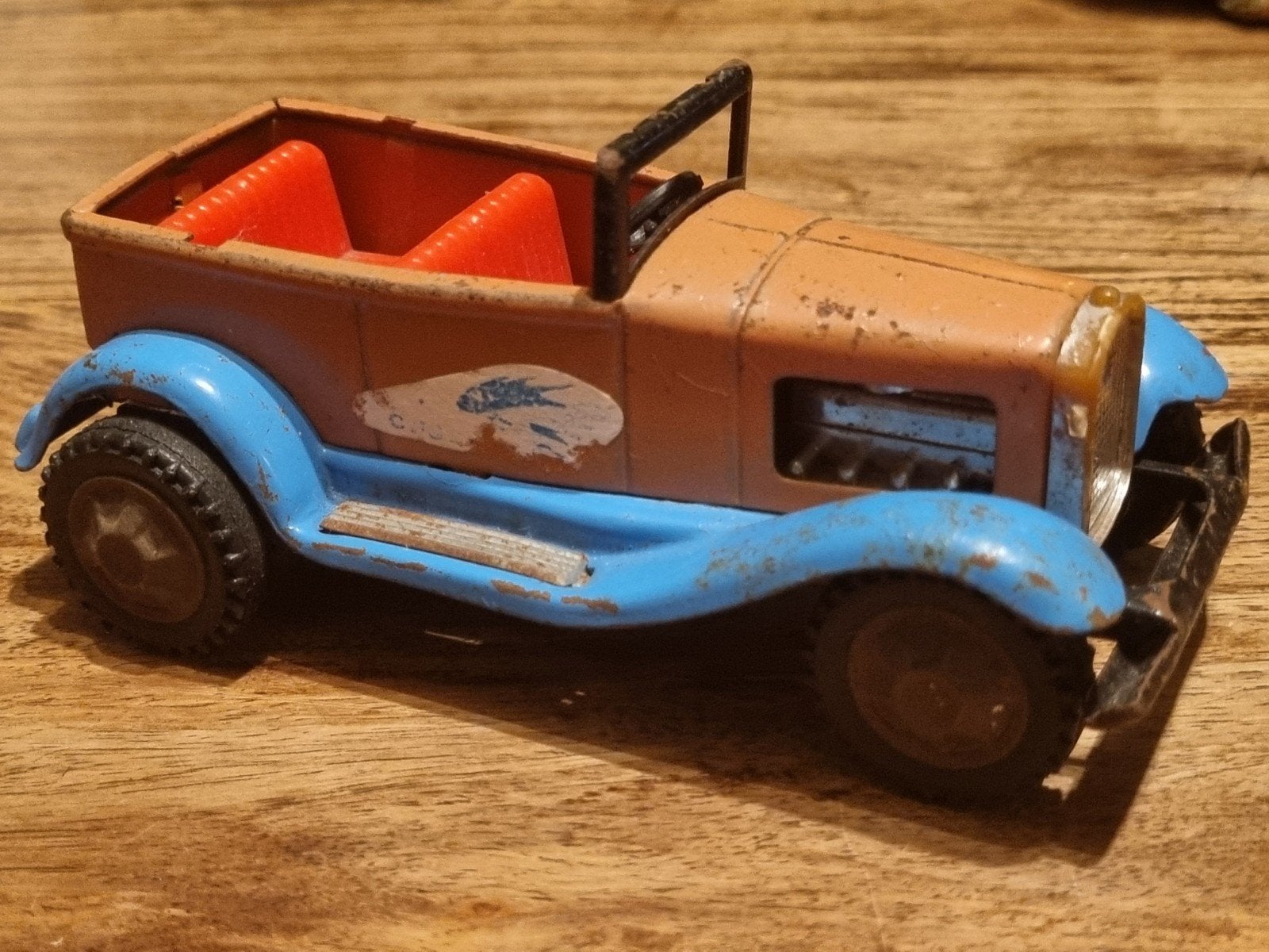 Vintage blikken speelgoedauto - Roadster, Ophalen of Verzenden