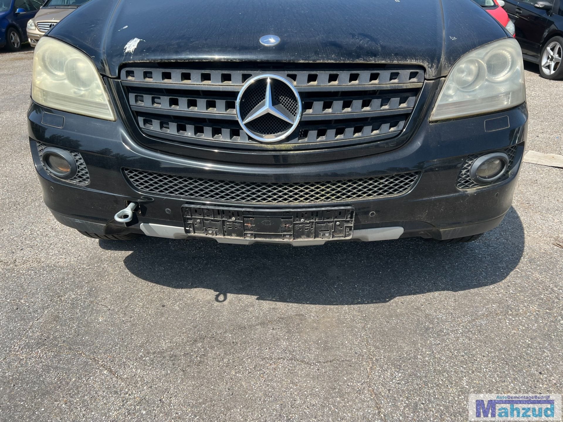 MERCEDES ML W164 Zwart voorbumper 2005-2011, Gebruikt, Mercedes-Benz AG, Mercedes-Benz, Ophalen of Verzenden