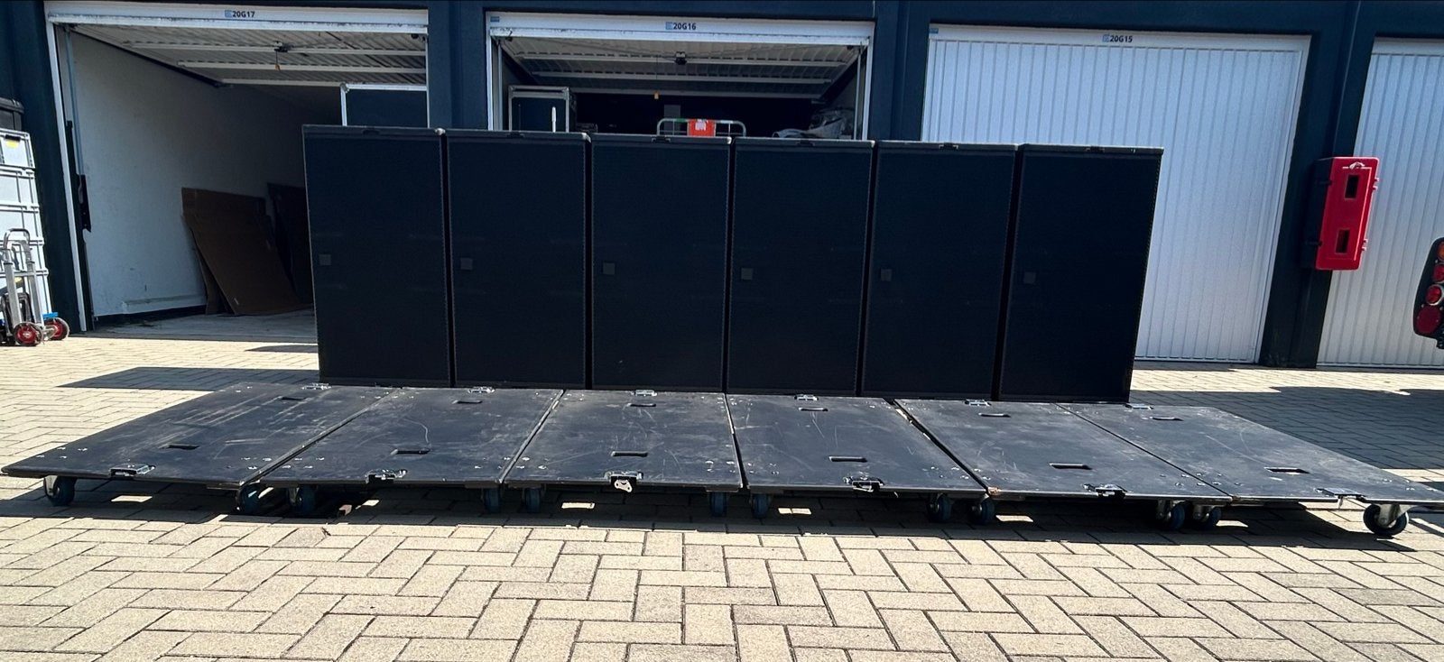 DAP Audio LT218b Dubbele 18 inch laatste 2 stuks, Gebruikt, Subwoofer, Ophalen, 150 watt of meer