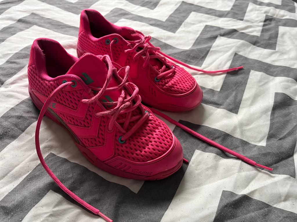 Roze Eye squash- / zaalsportschoenen maat 40, Maat 38/40 (M), Ophalen of Verzenden, Gedragen, Roze