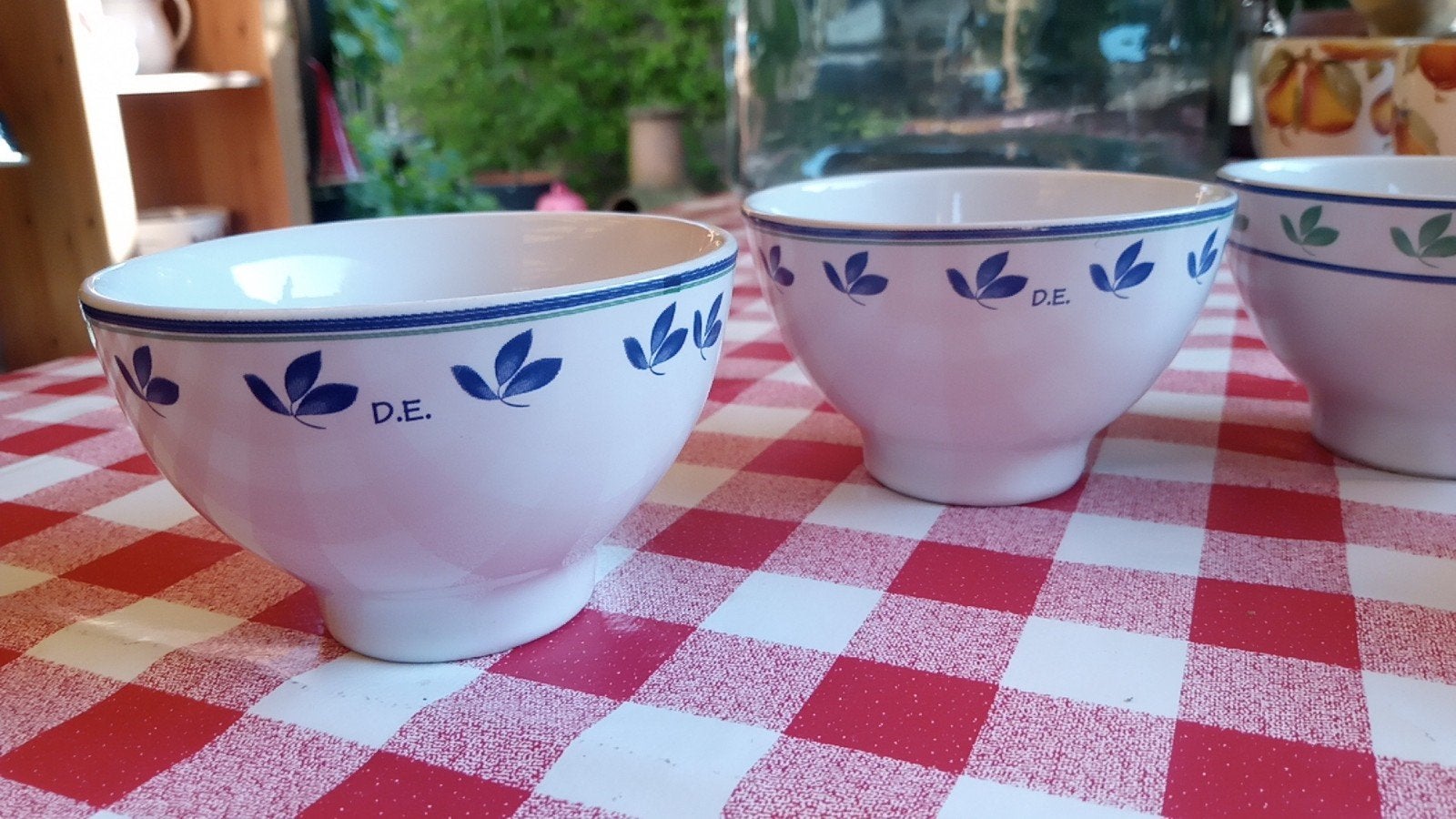 vintage spoelkommetjes Douwe Egberts, Huis en Inrichting, Keuken | Servies, Ophalen of Verzenden, Glas, Overige stijlen