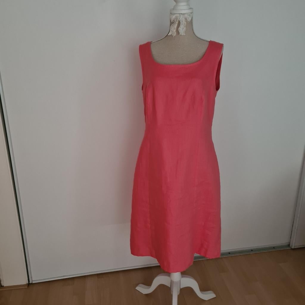 Linnen jurk White Label maat 40 / M, Maat 38/40 (M), Ophalen of Verzenden, Zo goed als nieuw, Knielengte