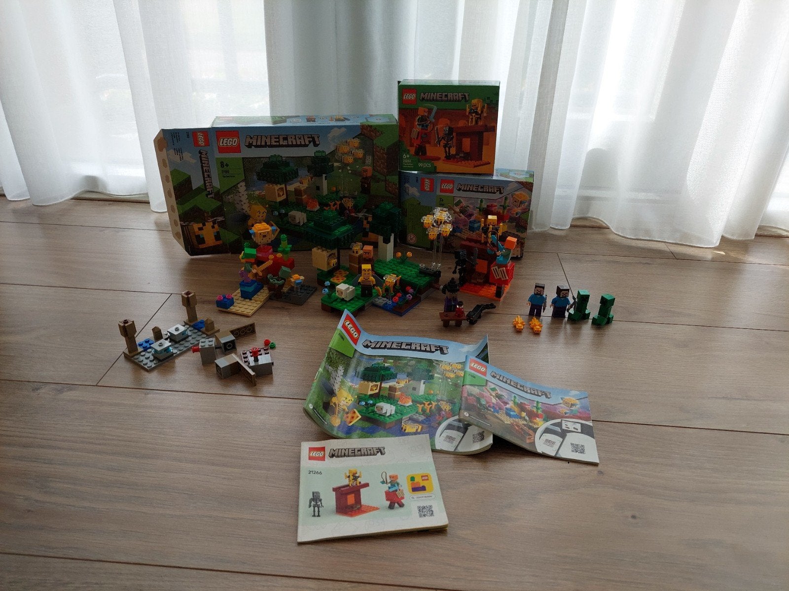 LEGO Minecraft setjes - Schoon en Compleet, Kinderen en Baby's, Speelgoed | Bouwstenen, Ophalen of Verzenden, Gebruikt, Overige merken
