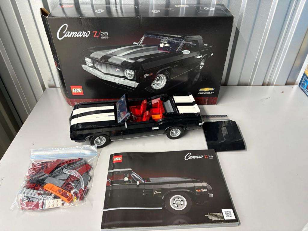 LEGO Creator Expert 10304 Chevrolet Camaro Z28 1969, Ophalen, Lego, Zo goed als nieuw, Icons
